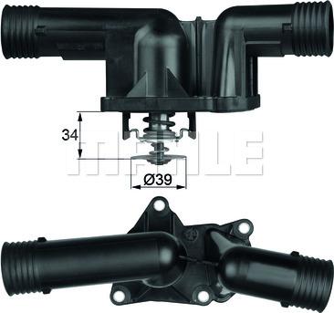 MAHLE TI 24 95 AP - Termostato, Refrigerante www.autoricambi360.it