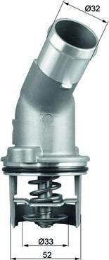 MAHLE TI 205 92D - Termostato, Refrigerante www.autoricambi360.it