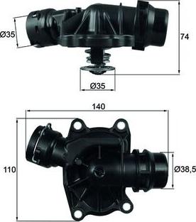 MAHLE TI 233 88 - Termostato, Refrigerante www.autoricambi360.it