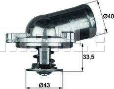 MAHLE TI 22 87 AP - Termostato, Refrigerante www.autoricambi360.it