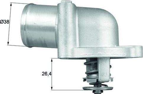 MAHLE TI 78 87D - Termostato, Refrigerante www.autoricambi360.it