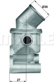 MAHLE TI 72 87D - Termostato, Refrigerante www.autoricambi360.it