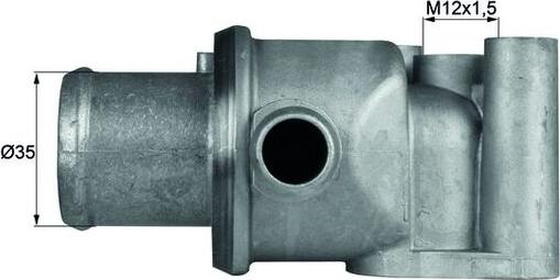 MAHLE TI 77 87D - Termostato, Refrigerante www.autoricambi360.it