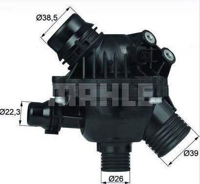 MAHLE TM 96 97 - Termostato, Refrigerante www.autoricambi360.it
