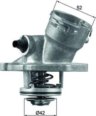 MAHLE TM 45 100D - Termostato, Refrigerante www.autoricambi360.it