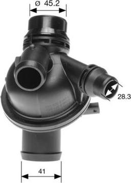 MAHLE TM 42 103 - Termostato, Refrigerante www.autoricambi360.it