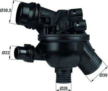MAHLE TM 19 102 - Termostato, Refrigerante www.autoricambi360.it