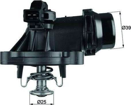 MAHLE TM 18 105 - Termostato, Refrigerante www.autoricambi360.it