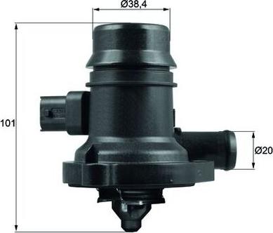 MAHLE TM 36 103 - Termostato, Refrigerante www.autoricambi360.it