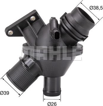 MAHLE TM 25 108 AP - Termostato, Refrigerante www.autoricambi360.it