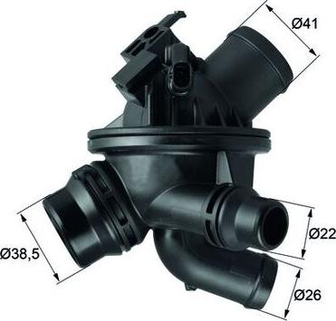 MAHLE TM 21 103 - Termostato, Refrigerante www.autoricambi360.it