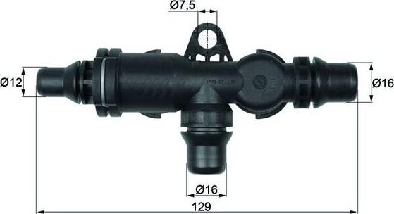 MAHLE TO 4 82 - Termostato, Raffreddamento olio www.autoricambi360.it