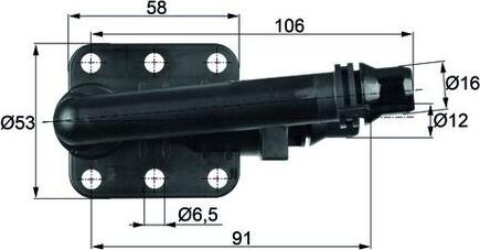 MAHLE TO 5 82 - Termostato, Raffreddamento olio www.autoricambi360.it
