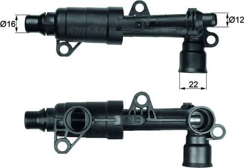 MAHLE TO 11 86 - Termostato, Raffreddamento olio www.autoricambi360.it