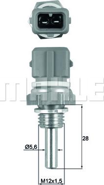 MAHLE TSE 19 - Sensore, Temperatura refrigerante www.autoricambi360.it