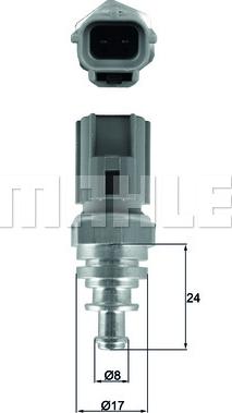 MAHLE TSE 29 - Sensore, Temperatura refrigerante www.autoricambi360.it