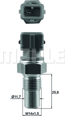 MAHLE TSE 20 - Sensore, Temperatura refrigerante www.autoricambi360.it