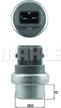 MAHLE TSE 23 - Sensore, Temperatura refrigerante www.autoricambi360.it