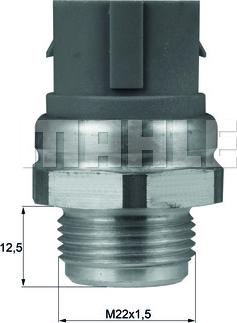 MAHLE TSW 49D - Termocontatto, Ventola radiatore www.autoricambi360.it