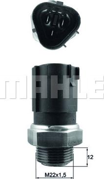 MAHLE TSW 62 - Termocontatto, Ventola radiatore www.autoricambi360.it
