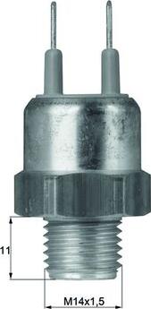 MAHLE TSW 15D - Termocontatto, Ventola radiatore www.autoricambi360.it