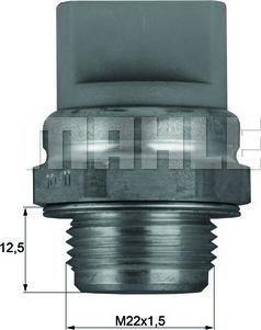 MAHLE TSW 11 - Termocontatto, Ventola radiatore www.autoricambi360.it
