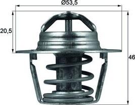 MAHLE TX 91 89 D - Termostato, Refrigerante www.autoricambi360.it