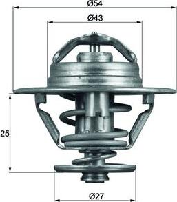 MAHLE TX 93 74D - Termostato, Refrigerante www.autoricambi360.it