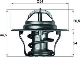 MAHLE TX 4 87D - Termostato, Refrigerante www.autoricambi360.it