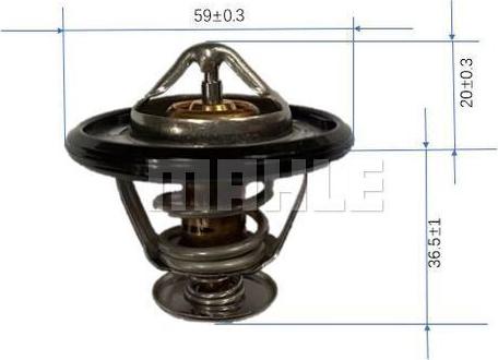MAHLE TX 477 82D - Termostato, Refrigerante www.autoricambi360.it