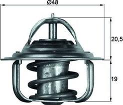 MAHLE TX 5 88D - Termostato, Refrigerante www.autoricambi360.it