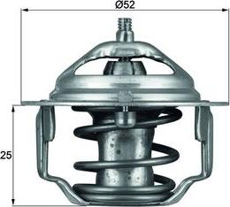 MAHLE TX 64 82 - Termostato, Refrigerante www.autoricambi360.it