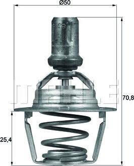 MAHLE TX 66 86D - Termostato, Refrigerante www.autoricambi360.it