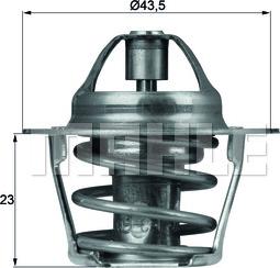 MAHLE TX 61 83 - Termostato, Refrigerante www.autoricambi360.it