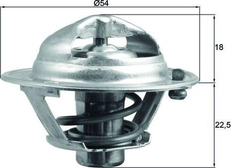 MAHLE TX 166 85D - Termostato, Refrigerante www.autoricambi360.it