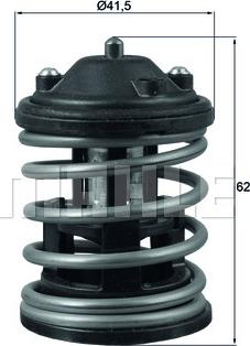 MAHLE TX 163 87D AP - Termostato, Refrigerante www.autoricambi360.it