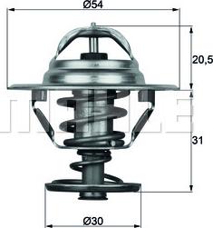 MAHLE TX 10 81D - Termostato, Refrigerante www.autoricambi360.it