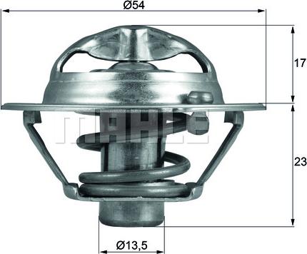 MAHLE TX 118 82D - Termostato, Refrigerante www.autoricambi360.it