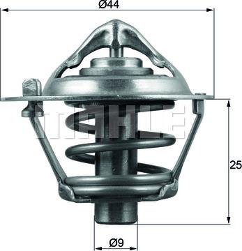 MAHLE TX 113 82D - Termostato, Refrigerante www.autoricambi360.it
