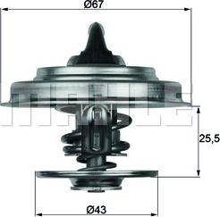 MAHLE TX 18 83D AP - Termostato, Refrigerante www.autoricambi360.it
