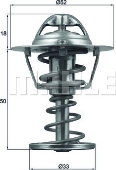 MAHLE TX 126 82D - Termostato, Refrigerante www.autoricambi360.it