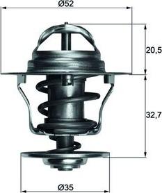 MAHLE TX 12 88D - Termostato, Refrigerante www.autoricambi360.it