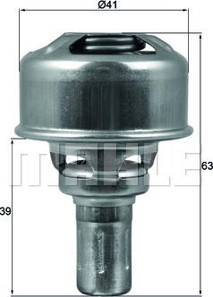MAHLE TX 174 86 - Termostato, Refrigerante www.autoricambi360.it