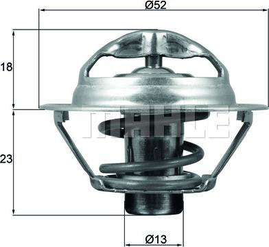 MAHLE TX 175 95D - Termostato, Refrigerante www.autoricambi360.it