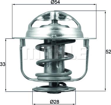 MAHLE TX 176 82D - Termostato, Refrigerante www.autoricambi360.it
