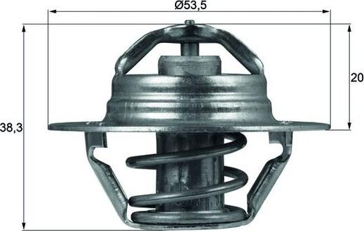 MAHLE TX 88 88D - Termostato, Refrigerante www.autoricambi360.it
