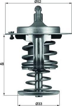 MAHLE TX 82 80D - Termostato, Refrigerante www.autoricambi360.it