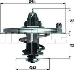 MAHLE TX 36 71D - Termostato, Refrigerante www.autoricambi360.it
