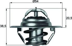MAHLE TX 3 83D - Termostato, Refrigerante www.autoricambi360.it
