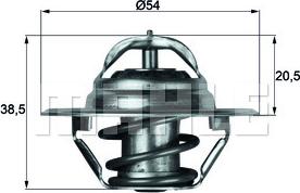 MAHLE TX 3 87D - Termostato, Refrigerante www.autoricambi360.it
